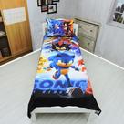 Jogo De Lençol Cobre Leito Fronha Sonic Shadow Generation 2