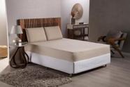 Jogo De Lençol De Cama Casal Queen 3 Peças Percal 400 Fios
