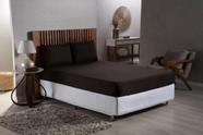 Jogo De Lençol De Cama Casal Queen 3 Peças Percal 400 Fios