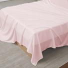 Jogo de Lençol Flat Sweet Home Rosa Claro - Tamanho Queen