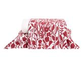 Jogo de Lençol Floral Artsy Vermelho 200 Fios King Size