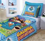 Jogo De Lençol + Fronha Quarto Infantil Galinha Pintadinha