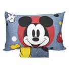 Jogo de Lençol KazzaVip Solteiro Malha Mista 70% Algodão e 30% Poliéster Joy Disney Mickey Big 02 Peças Azul Jogo de Lençol KazzaVip Solteiro Malha Mista 70% Algodão e 30% Poliéster Joy Disney Mickey Big 02 Peças Azul