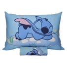Jogo de Lençol KazzaVip Solteiro Malha Mista 70% Algodão e 30% Poliéster Joy Disney Stitch Dream 02 Peças Azul