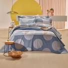 Jogo de Lençol King Home Design Spot Azul 4 Peças