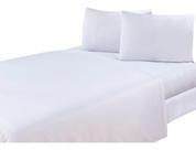 Jogo De Lençol Microfibra Casal Queen 3 Peças Branco