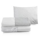 Jogo de Lençol Mini Cama 100% Algodão Preto Xadrez Moderno