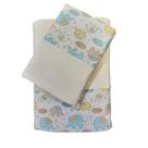 Jogo de Lençol Mini Cama Elefante Cute Cru Arrumadinho Enxovais