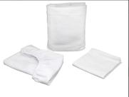 Jogo de lençol para Mini Berço 3 peças 90 Branco