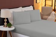 Jogo de Lençol Ponto Palito 400 Fios Soft Solteiro 02 Pçs Para Cama Posta e Hotel Toque Extra Macio