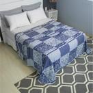 Jogo de Lençol Queen 4 Peças Estampado COZZILAR - Malha 100% Algodão, Toque Delicado e Elegância para Seu Quarto