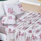 Jogo De Lençol Queen Avere 200 Fios Estampado 4 Peças Lilac