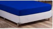 Jogo De Lençol Queen Microfibra Premium Macio Azul Royal