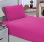 Jogo de Lençol Solteiro 2 Peças com Elástico 1,88 x 0,88 x 0,20 cm de altura - PINK