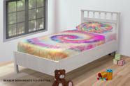 Jogo De Lençol Solteiro 3 Peças Conjunto Tie Dye