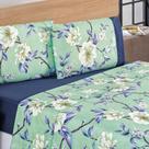 Jogo de lençol solteiro 3pç estampado matelado 200 fios Jogo de lençol solteiro 3pç estampado matelado 200 fios