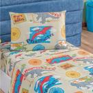 Jogo De Lençol Solteiro Bouti Kids Estampado 3 Peças Dino Jogo De Lençol Solteiro Bouti Kids Estampado 3 Peças Dino