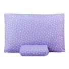 Jogo De Lençol Solteiro Classic Estampado 160 Fios 2 Peças - Poa Lilas