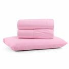 Jogo De Lençol Solteiro Premium Soft 600 Fios Micropercal Rosa Bebê Ponto Palito Toque Macio 3 Peças Jogo De Lençol Solteiro Premium Soft 600 Fios Micropercal Rosa Bebê Ponto Palito Toque Macio 3 Peças