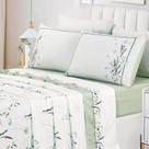 Jogo De Lençol Summer Casal 4 Peças Micropercal 300 Fios Estampado Floral Verde Lavanda 100% Poliéster Jogo De Lençol Summer Casal 4 Peças Micropercal 300 Fios Estampado Floral Verde Lavanda 100% Poliéster