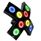 Jogo De Luz Xtreme Deltrônica 8 Canhão Par Led Festa Balada