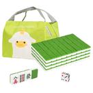 Jogo de Mahjong DSNGEZ 144 Peças Tamanho Mini com Bolsa Portátil