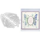 Jogo de matrizes de corte metálicas DzIxY Asas de Borboleta para scrapbook