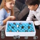 Jogo de mesa de xadrez com efeitos magnéticos para pais e filhos interativo Jogo de mesa de xadrez com efeitos magnéticos para pais e filhos interativo