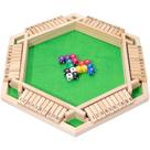 Jogo de mesa Fowreny Shut The Box Dice para 2-6 jogadores