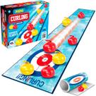 Jogo De Mesa Mini Curling Indoor Infantil 90cm 6 Jogadores Paki Toys