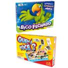 Jogo de Mimicas Bico Fechado + Quem é Você Parecido com Cara a Cara - Pais e Filhos