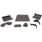 Jogo De Mini Tapetes Do Console Painel Marrom 8 Pecas Acessorios Onix prisma 94768330