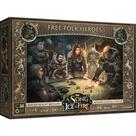 Jogo de Miniaturas Uma Canção de Gelo e Fogo - Free Folk Heroes (CMON) - 2+ Jogadores