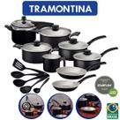 Jogo De Panela 13 Peças Alumínio Tramontina Anatiaderente