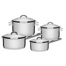 Jogo de Panela 4 Pcs Fundo Triplo Solar Tramontina