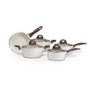 Jogo De Panela Brinox Ceramica Life Com Indicação Smart Plus Com 5 Peças vanila