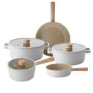 Jogo de Panela Premium Cerâmica 5pcs Neoflam Fika Cor Pérola