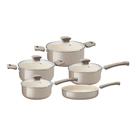 Jogo de Panela Tramontina Veronese com Revestimento Cerâmico Bege - 5 Peças Jogo de Panela Tramontina Veronese com Revestimento Cerâmico Bege - 5 Peças