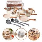 Jogo de Panelas 10 Peças 2mm Revestimento Cerâmico Indução Antiaderente Mimo Style