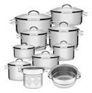 Jogo De Panelas 10 Peças Inox Fundo Triplo Solar Tramontina Jogo De Panelas 10 Peças Inox Fundo Triplo Solar Tramontina