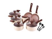 Jogo de Panelas 10 Peças Mimo Style Crema Gás Indução Vitrocerâmico