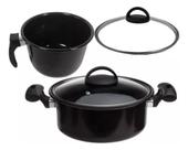 Jogo De Panelas 2 Peças Indução Cooktop Lenha E Gás