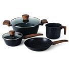 Jogo De Panelas 4 Peças Antiaderente Indução Dolce Home Preto