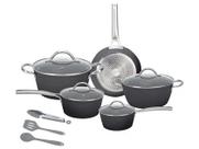 Jogo de Panelas 8 Peças Neuhaus Ceramic Prime Antiaderente Cor:Black