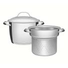 Jogo De Panelas Allegra Espagueteira Cozi-Pasta Fundo Triplo Inox Tramontina