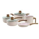 Jogo de Panelas Antiaderente Alumínio Indução Ecoglide Tuut 5 Peças Vanilla