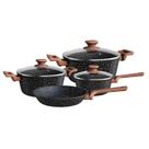 Jogo De Panelas Antiaderente Fogão Indução 4Peças EuroWooden