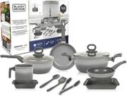 Jogo de Panelas Black+Decker 10 Peças Ceramic Line Indução Cor:Grey Gradient