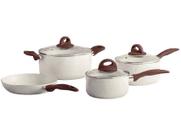 Jogo de Panelas Brinox 4 Peças Antiaderente Ceramic Life Smart Plus Cor Vanila