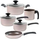 Jogo de panelas brinox antiaderente 5 peças ceramic life essence
